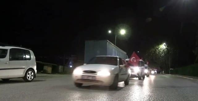 Bilecik'te Yeni Yasaya Karşı Konvoylu Protesto