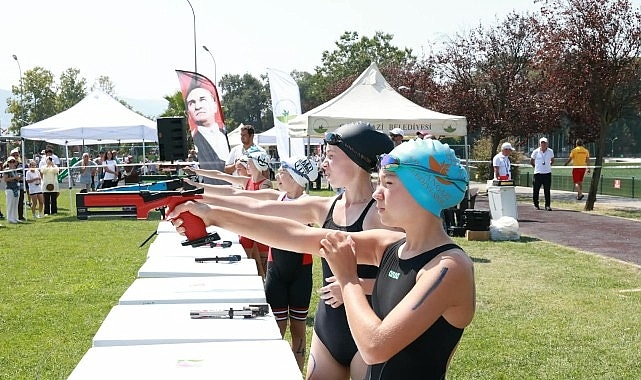 Sukaypark'ta Triathle Yarışları Nefes Kesti